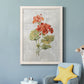 Linen Geranium - Premium Canvas Framed in Barnwood - Ready to Hang