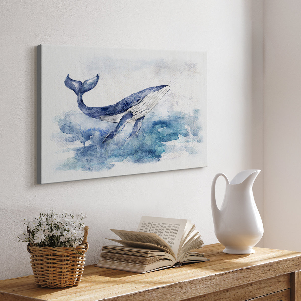 Beautiful Breach - Canvas Art Print