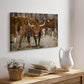 Longhorns - Canvas Art Print