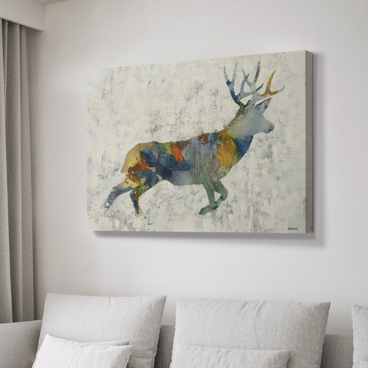 Deer Totem - Canvas Art Print