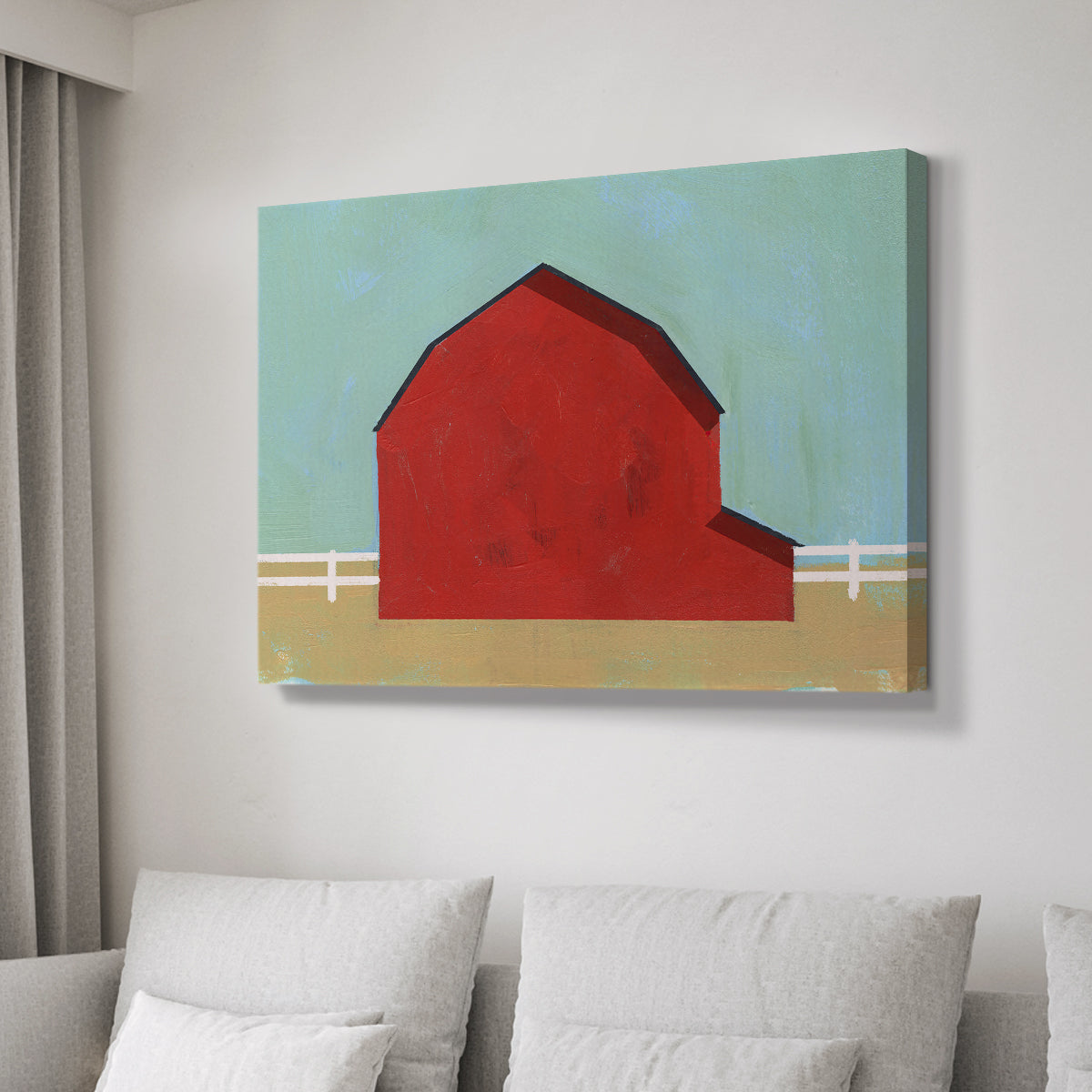 Big Red One I - Canvas Art Print
