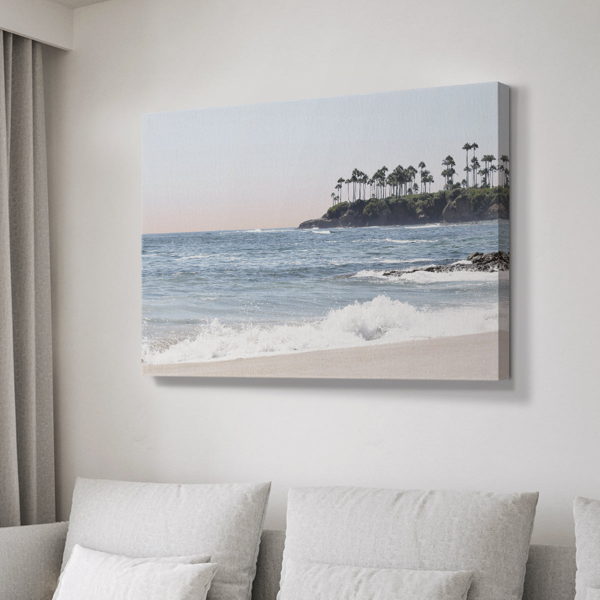 Distant Palms - Canvas Art Print