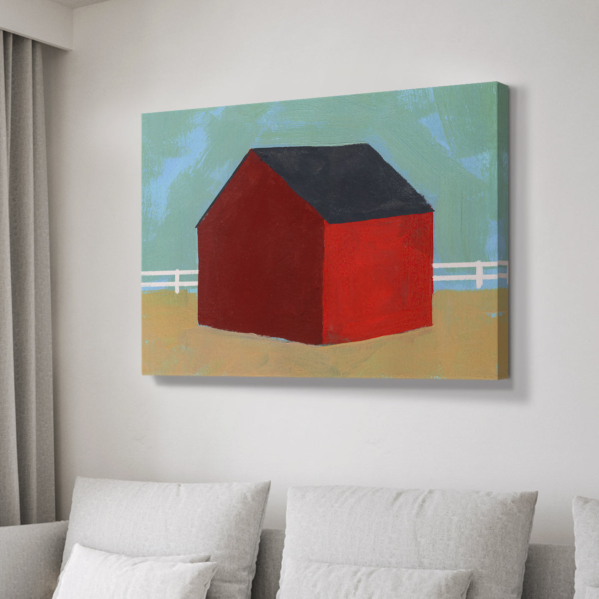 Big Red One IV - Canvas Art Print