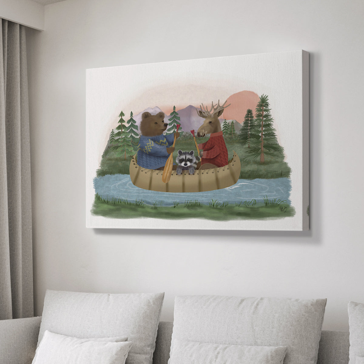 River Trip - Canvas Art Print
