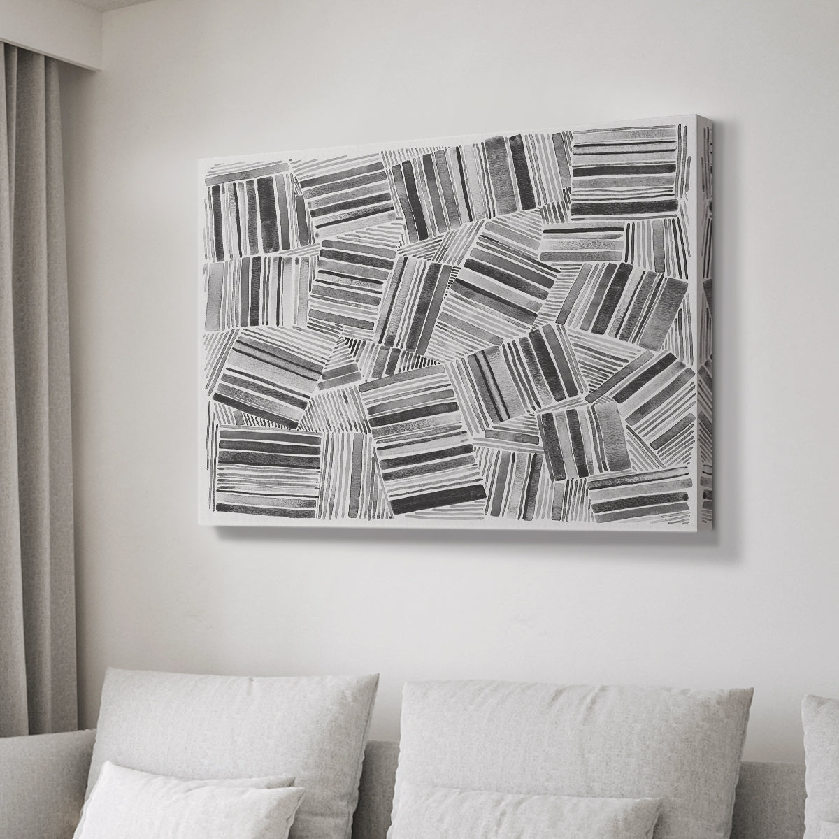 Quilted Pattern III - Canvas Art Print