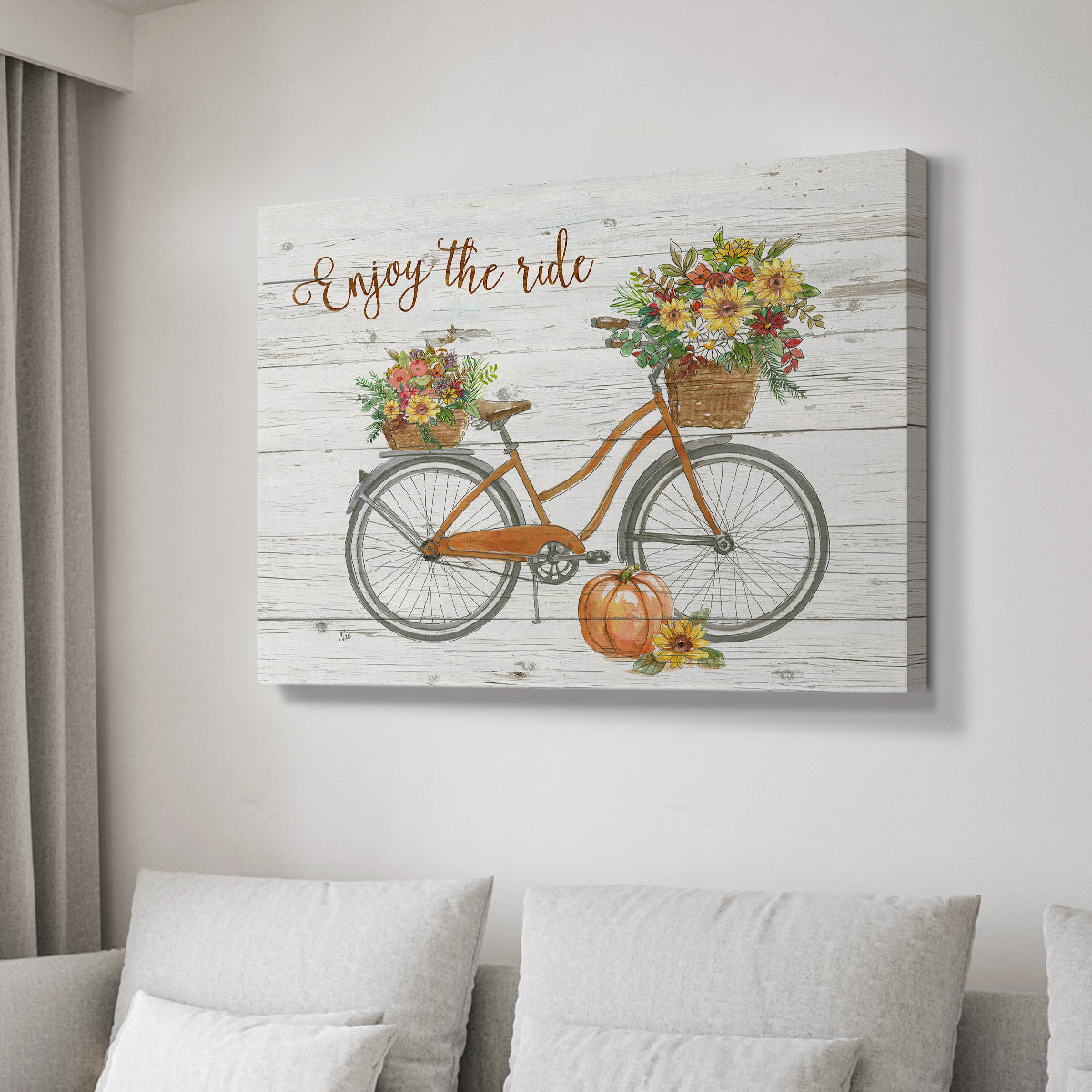 Harvest Bike - Canvas Art Print