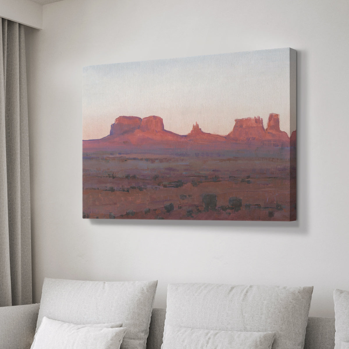 Red Rocks at Dusk II - Canvas Art Print