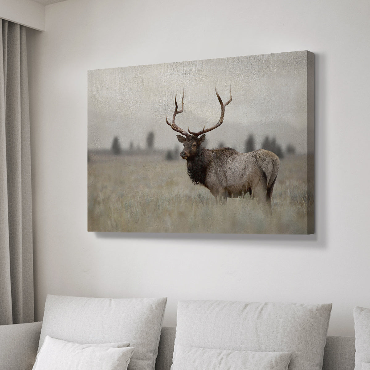Grand Elk - Canvas Art Print