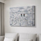 Stop on White - Canvas Art Print