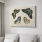 Crackled Butterflies III - Canvas Art Print
