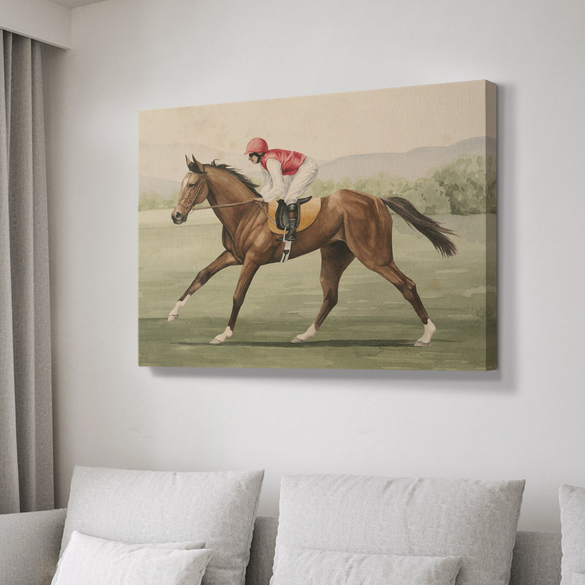 Vintage Equestrian I - Canvas Art Print