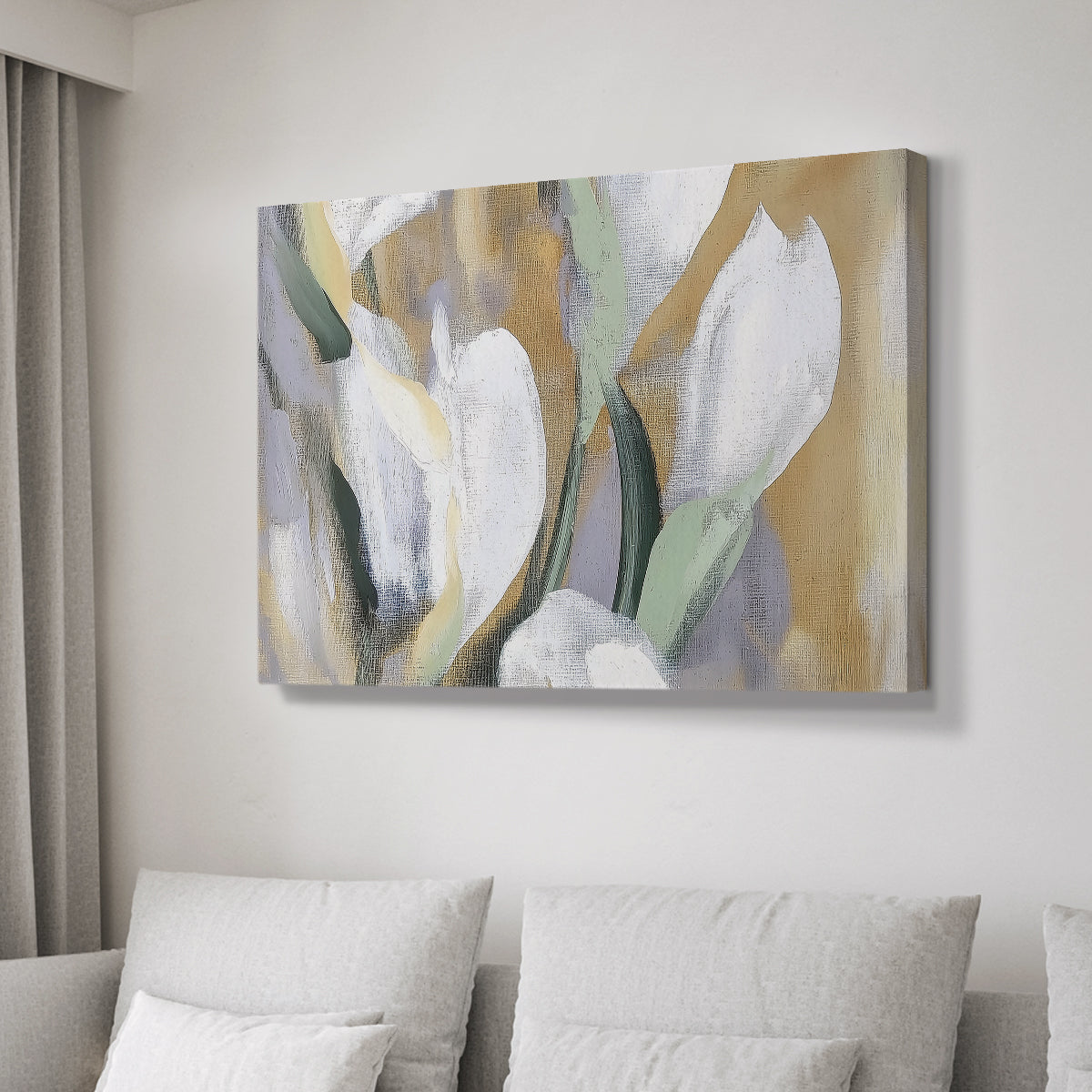 Floral Watercolor LV - Canvas Art Print