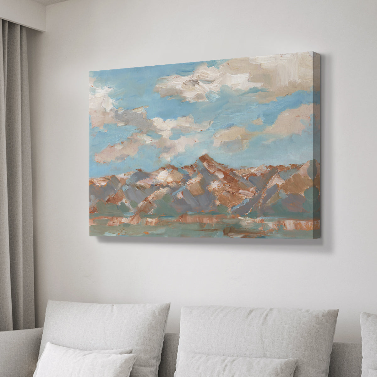 Pastel Western Vista II - Canvas Art Print