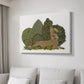 Hare Reclining in Leaves - Canvas Art Print