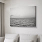Rough Gray Sea Waves - Canvas Art Print