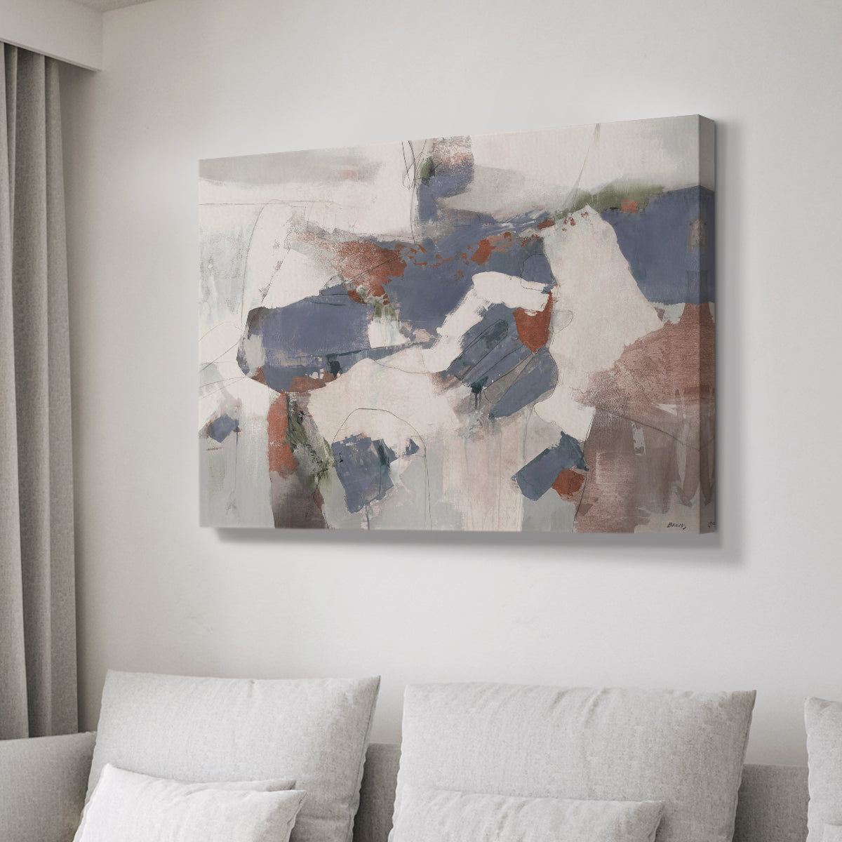 Coral Abstract - Canvas Art Print