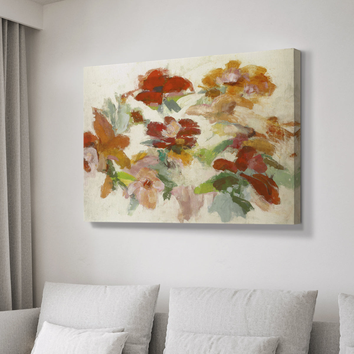 Floral Impressions V1 - Canvas Art Print