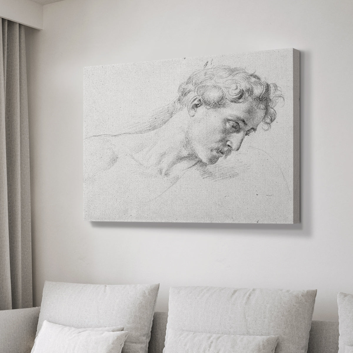 Vintage Sketch LXXVIII - Canvas Art Print