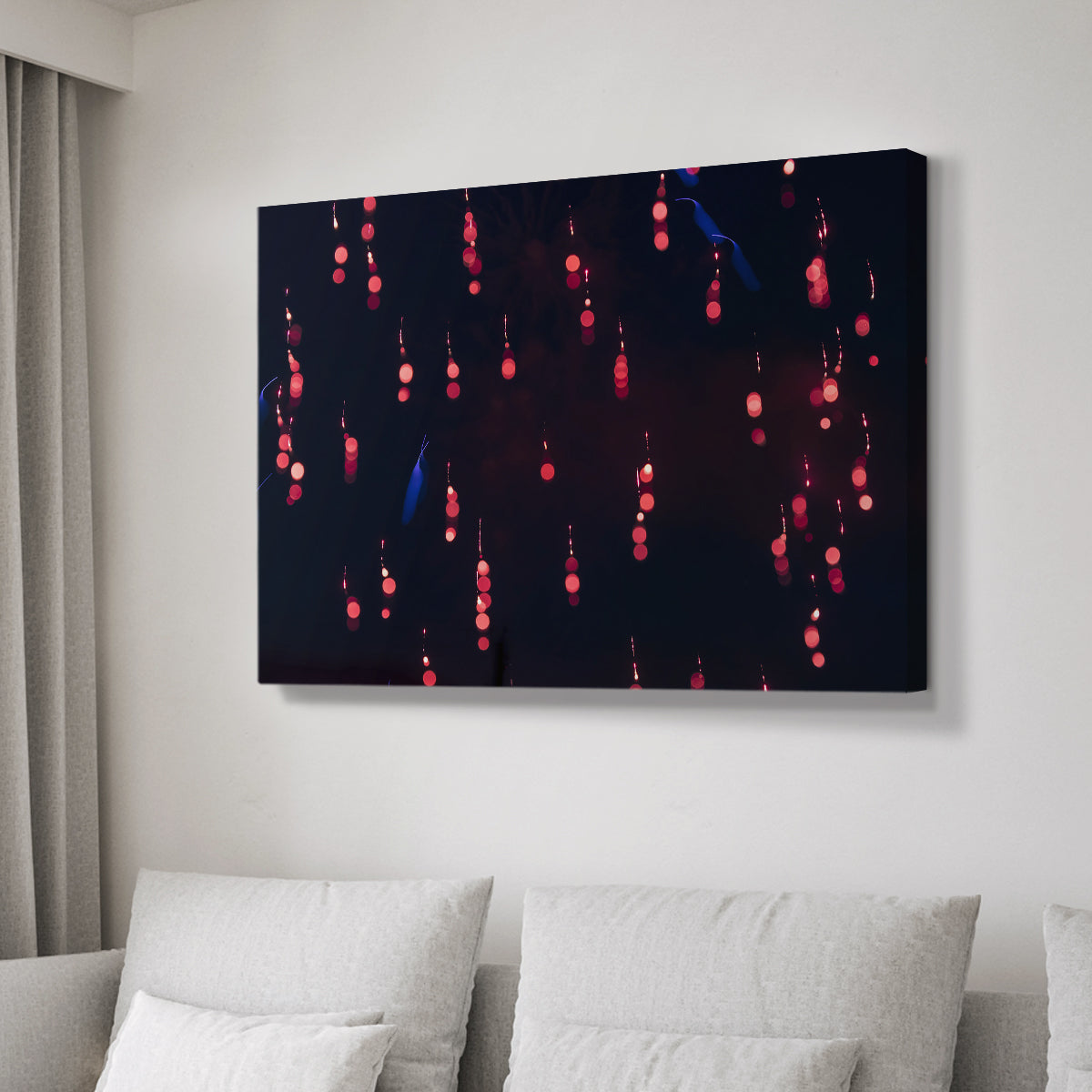 Crimson Constellation - Canvas Art Print