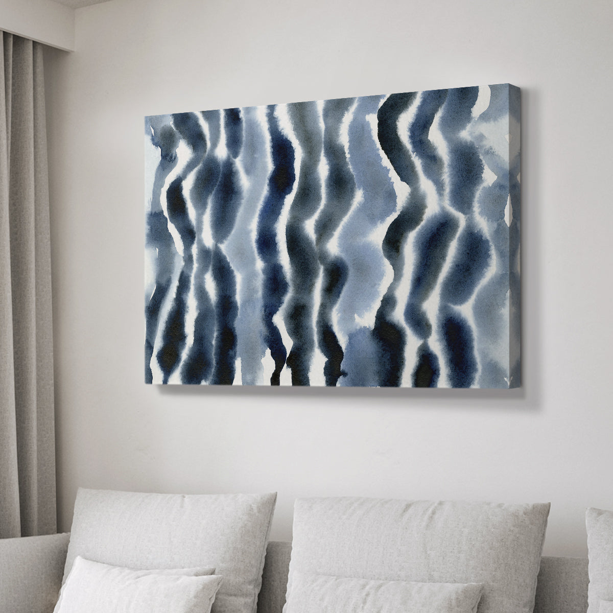 True Blue Wave I - Canvas Art Print