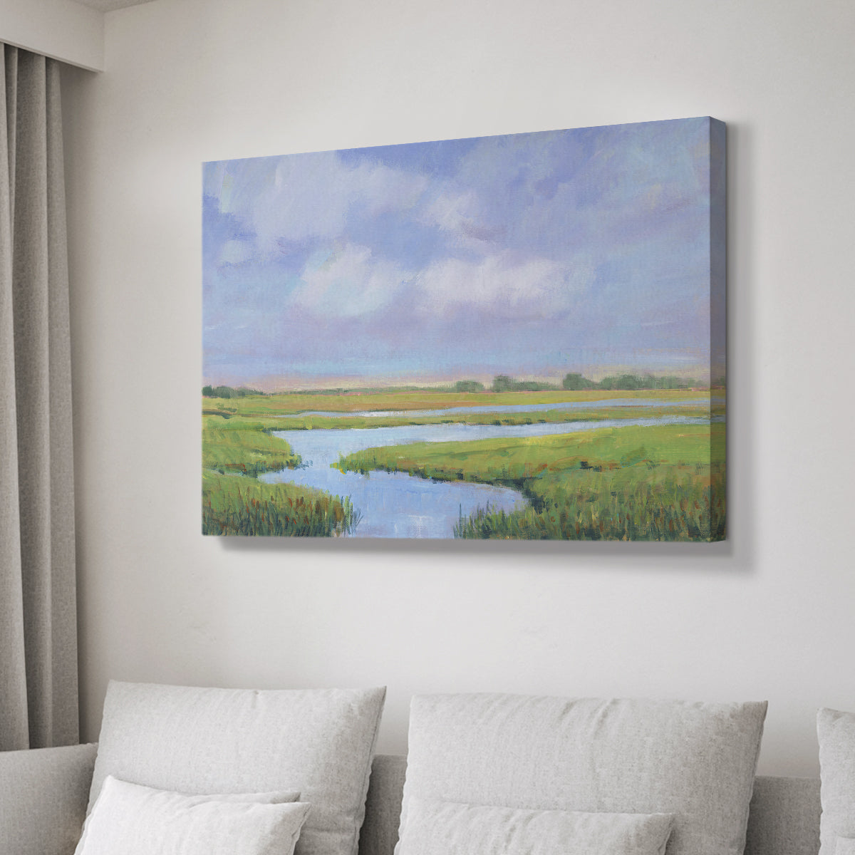 Summer Marsh II - Canvas Art Print