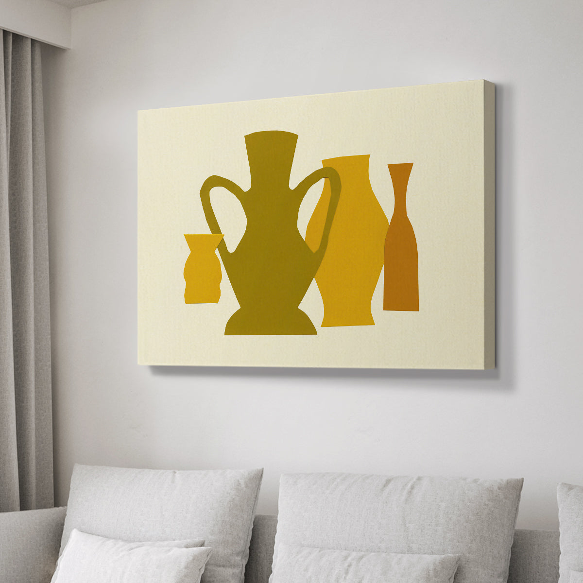 Posing Pottery I - Canvas Art Print