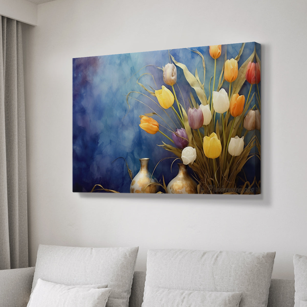 Floral Watercolor XXII - Canvas Art Print