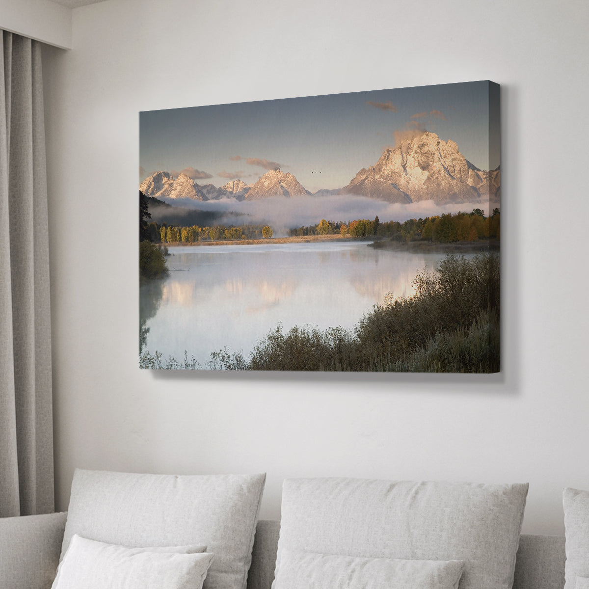 Snake River Fog - Canvas Art Print