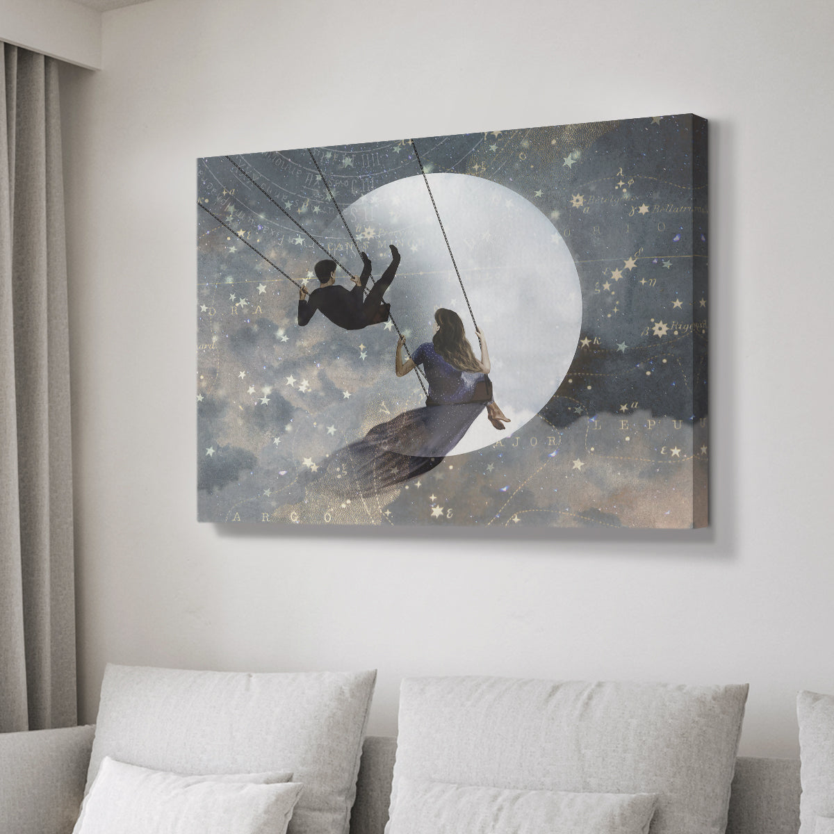 Celestial Love II - Canvas Art Print