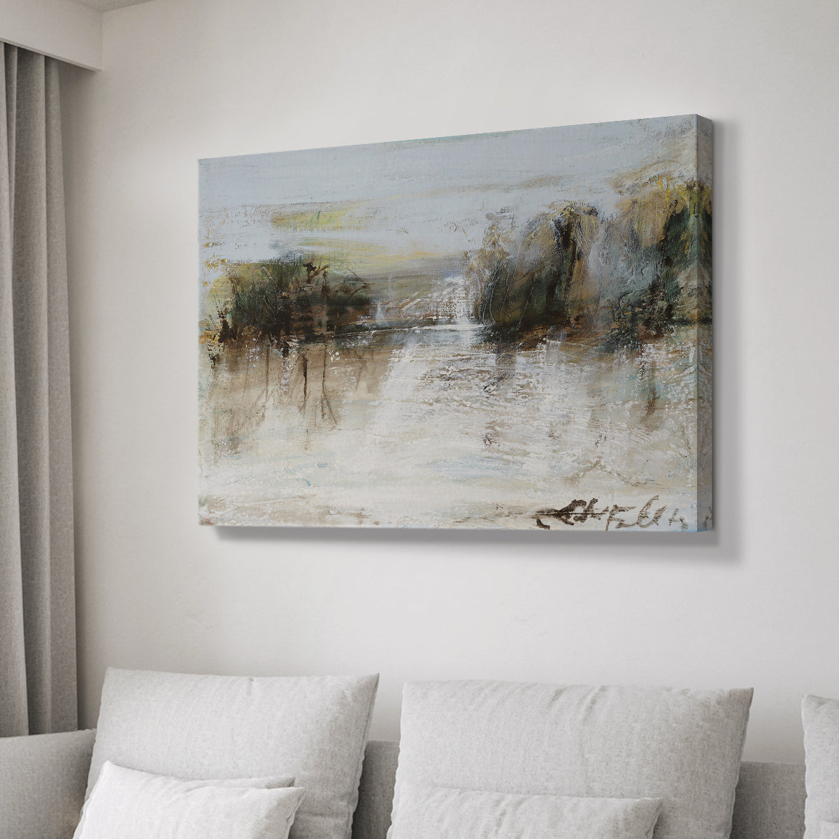 Wintery Horizon I - Canvas Art Print