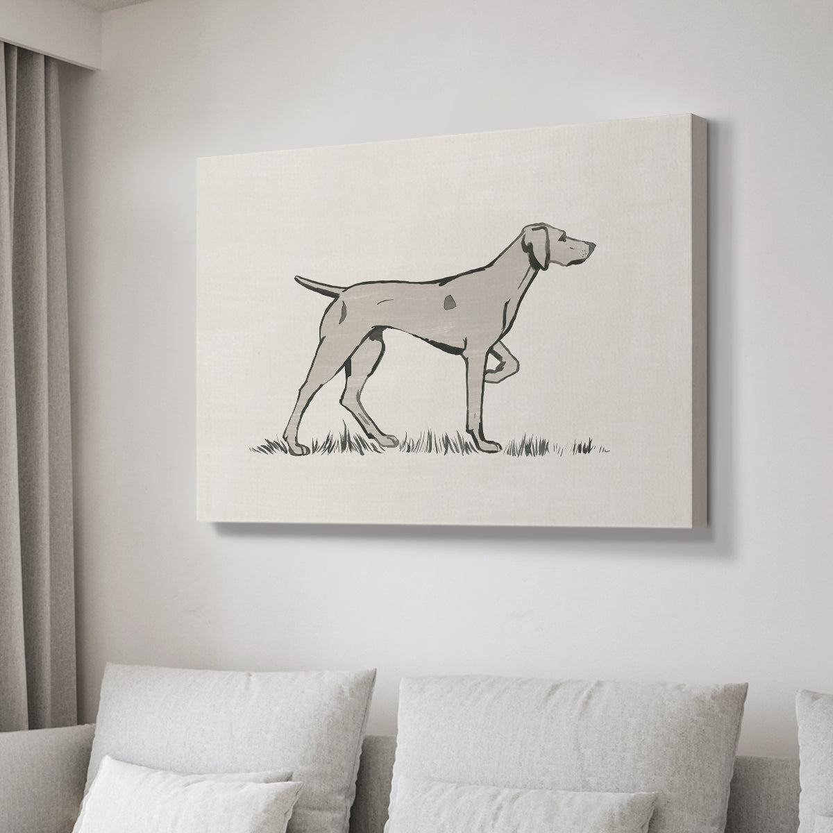 Neutral Pointer I - Canvas Art Print