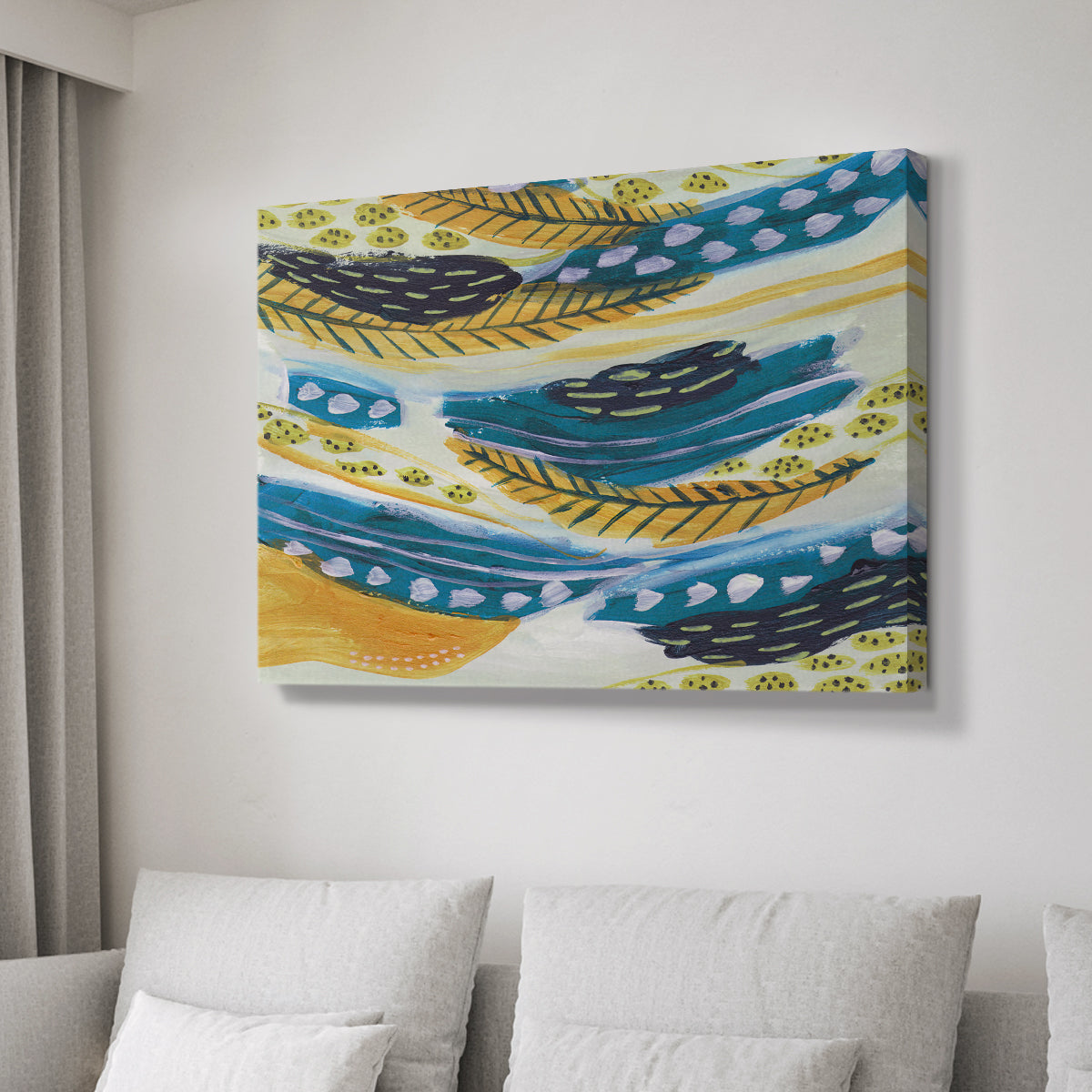 Feathery I - Canvas Art Print