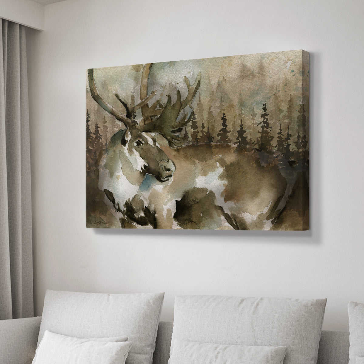 Lodge Twilight III - Canvas Art Print