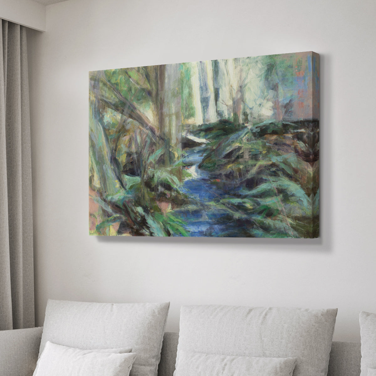 Rambling Blues - Canvas Art Print