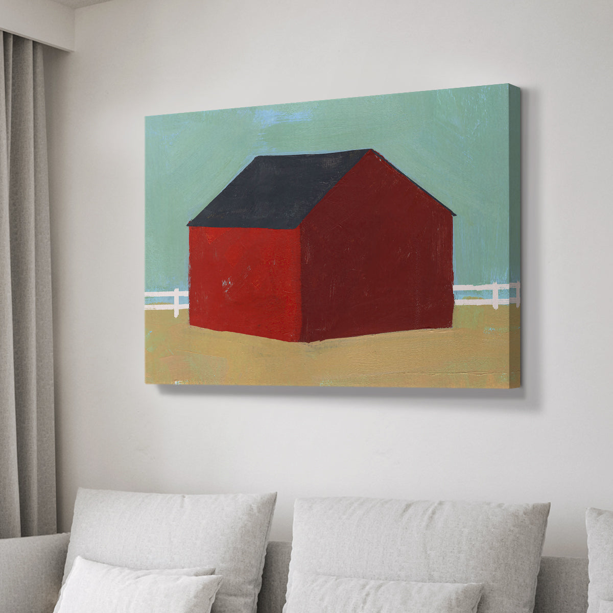 Big Red One III - Canvas Art Print