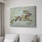 Fantastic Florals Hare, Running - Canvas Art Print