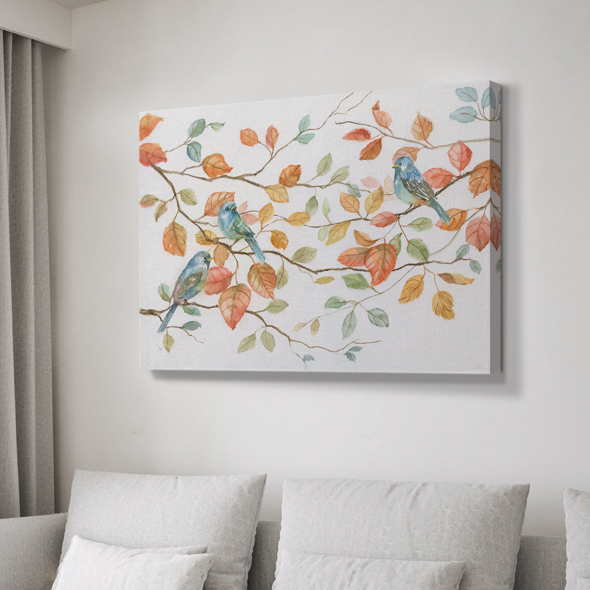 Bird Trio - Canvas Art Print