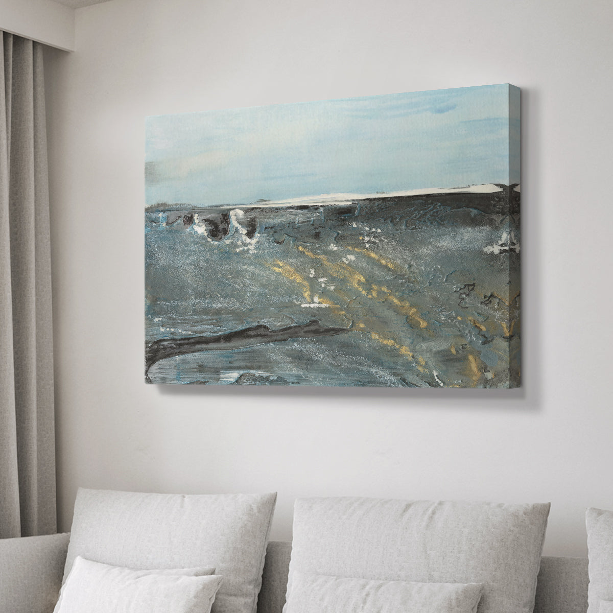 Flow of Love in Ocean II - Canvas Art Print
