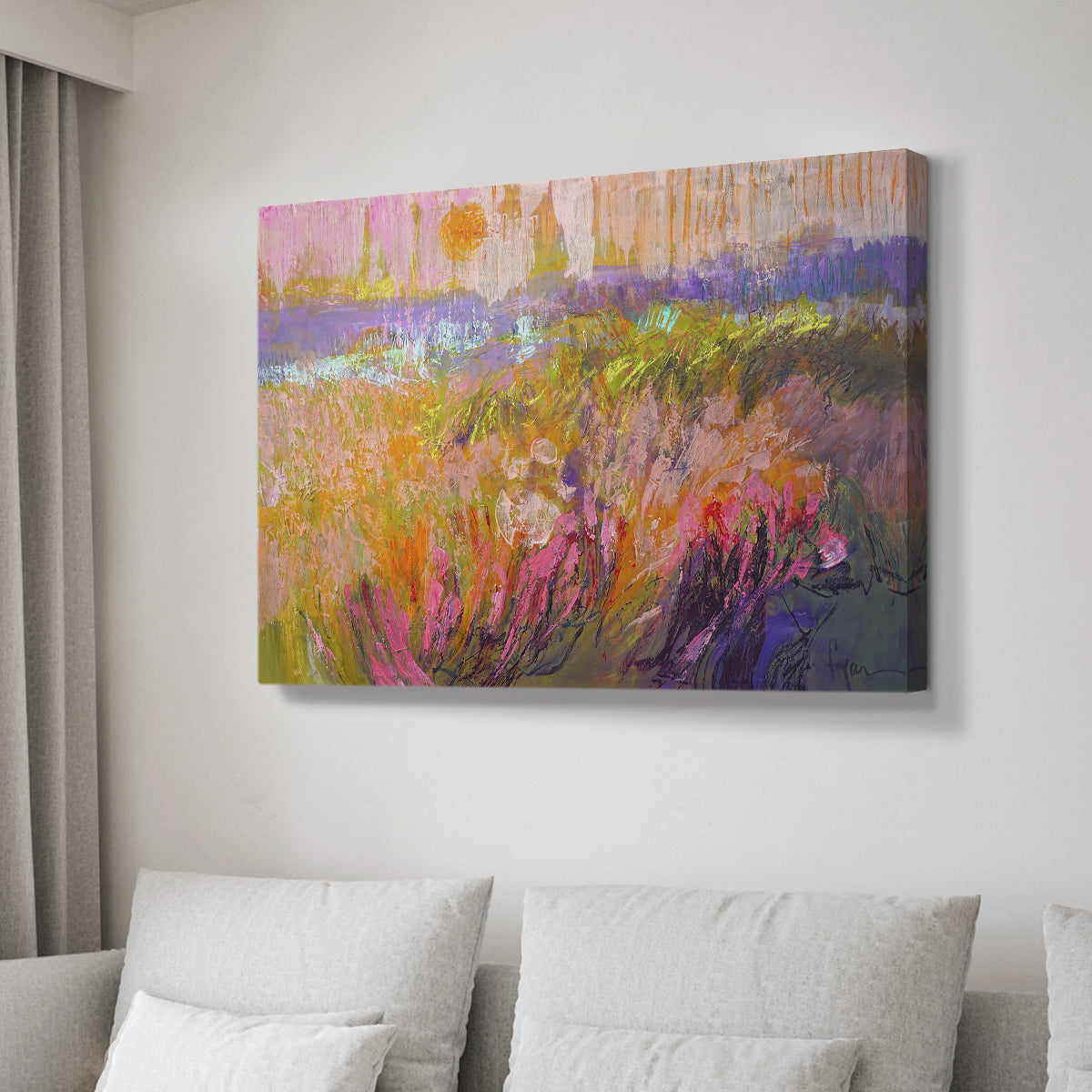 Among the Green Pastures VI - Canvas Art Print