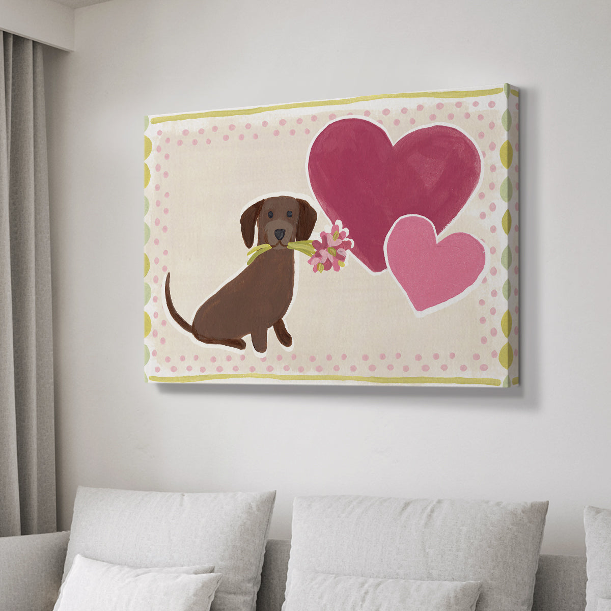 Dachshund Delight Collection A - Canvas Art Print