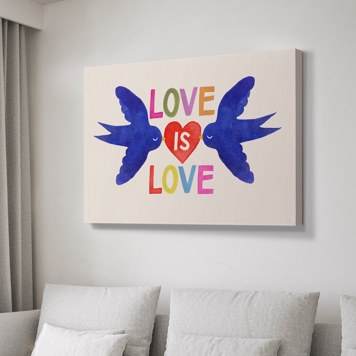 Love Loudly Collection A - Canvas Art Print
