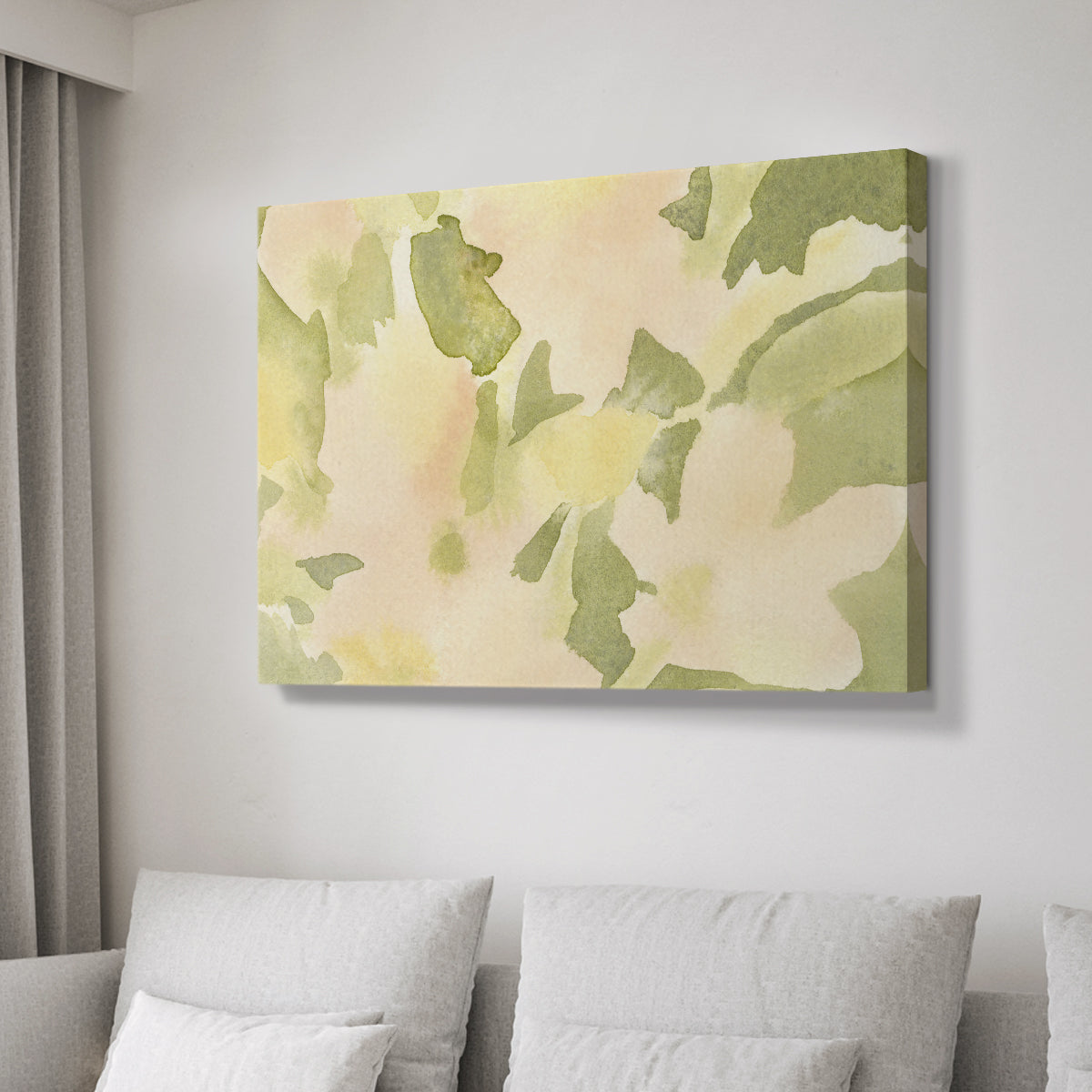 Verdant Floral Abstract I - Canvas Art Print