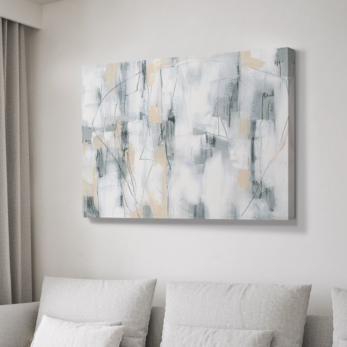 Stone Hatchmarks I - Canvas Art Print