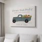Fresh Sunflowers Truck - Canvas Art Print