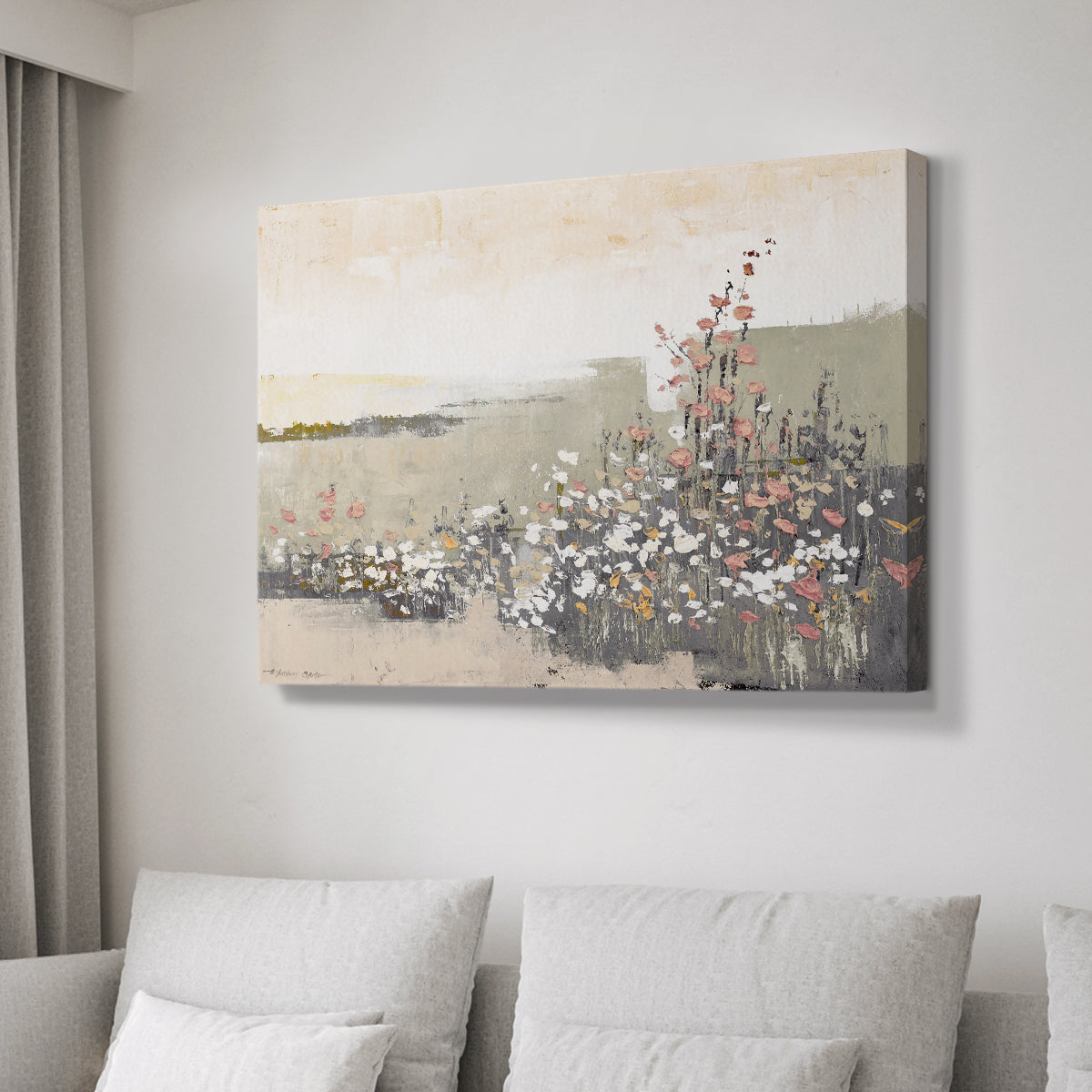 Floral Haze - Canvas Art Print