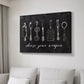 Choose Your Weapon - Canvas Art Print