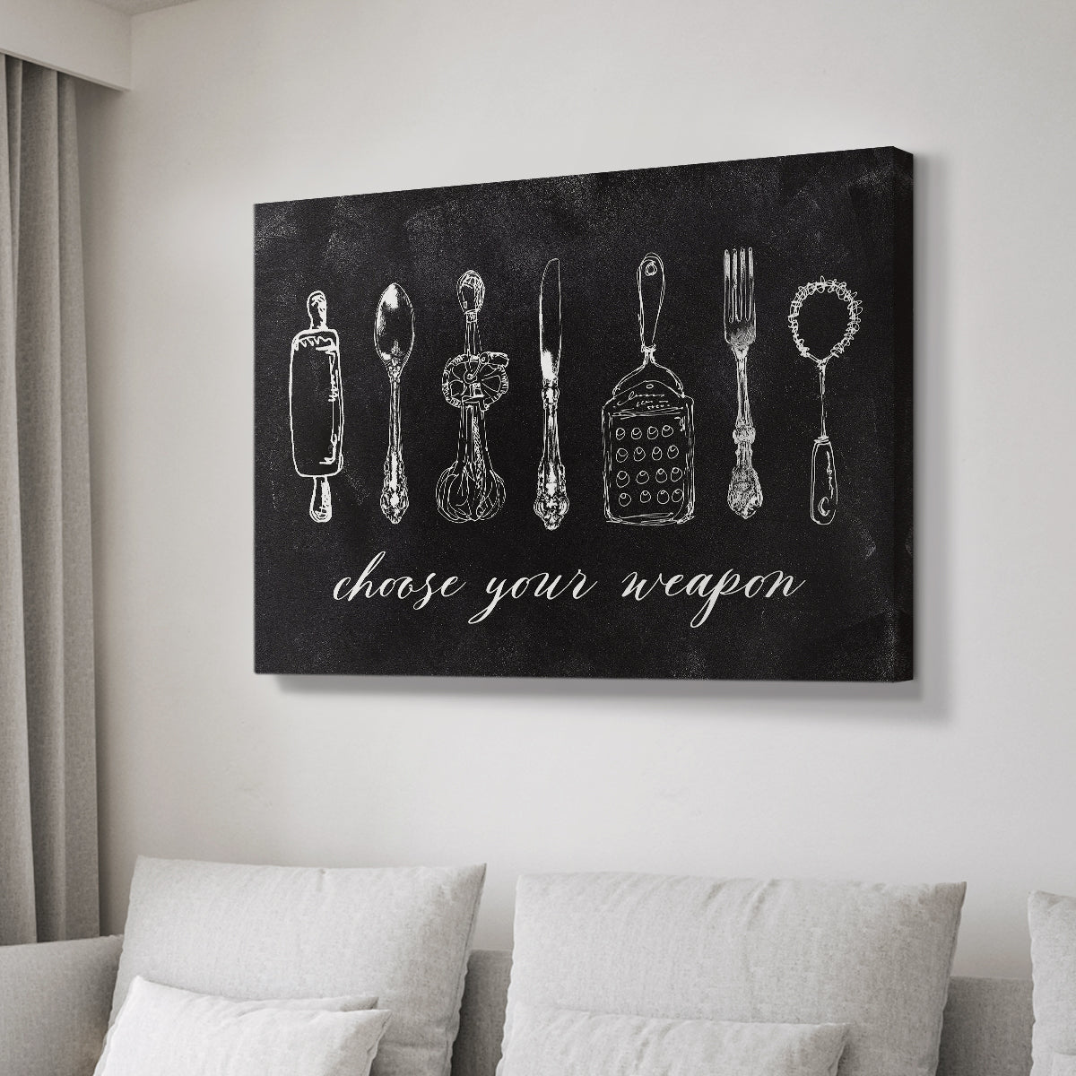 Choose Your Weapon - Canvas Art Print