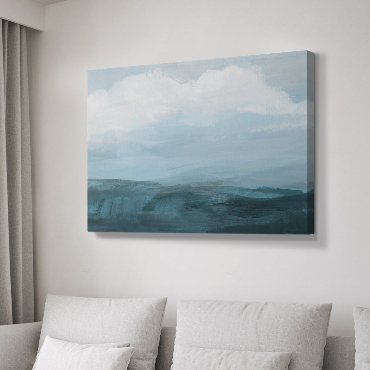 Azure Rising II - Canvas Art Print
