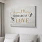 Small Things Gold - Canvas Art Print