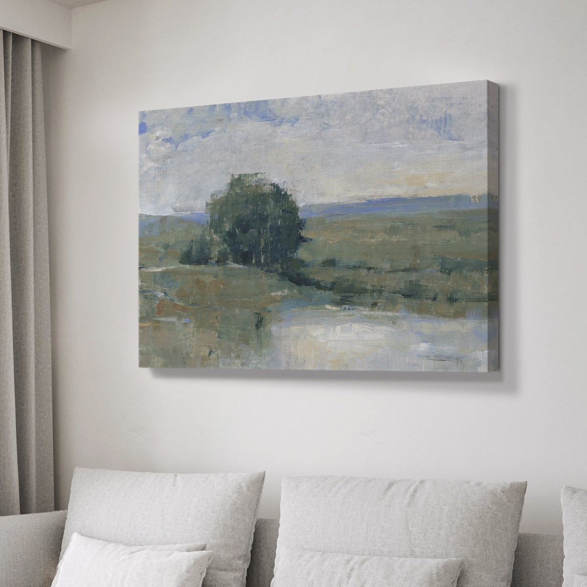 Riverbank Impression I - Canvas Art Print